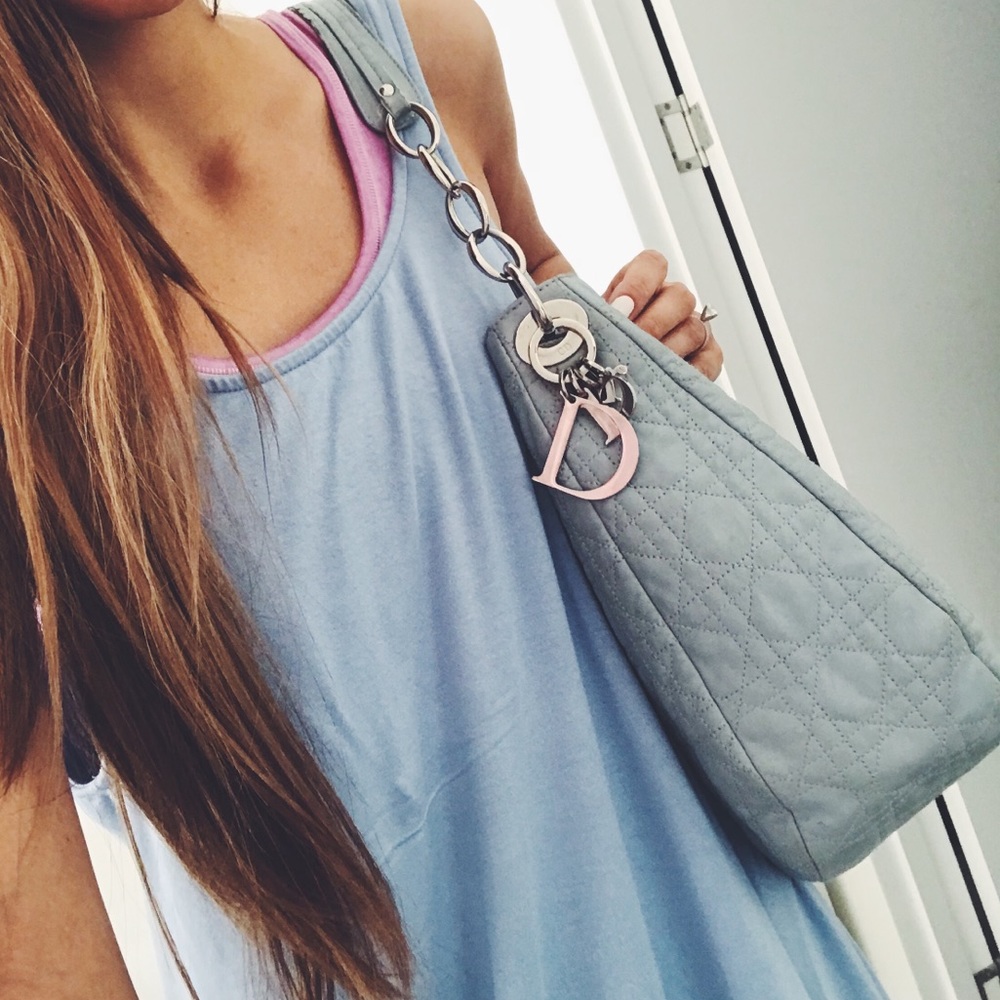 Authentic Dior Blue Vintage Bag